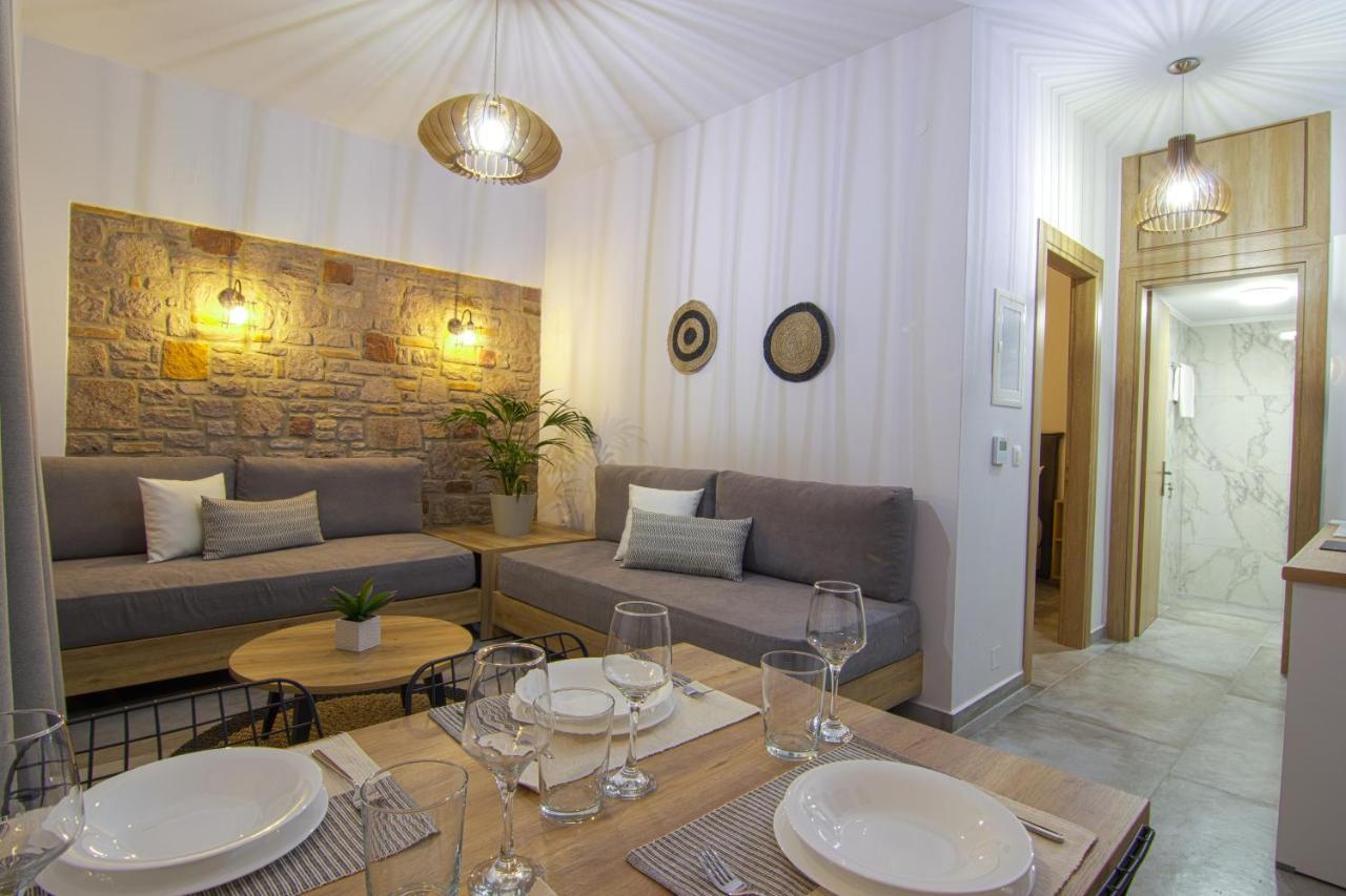 Onar Limnos II Luxury Apartments Moudhros Bagian luar foto